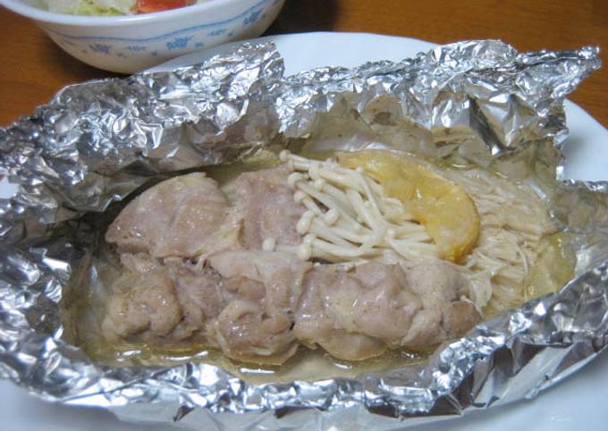 アルミホイルに包んでフライパンで焼く セール