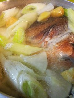 簡単美味・鯛の頭の潮汁(改①)-レシピのメイン写真