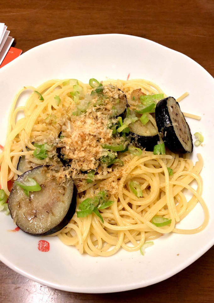 ♡ナスとかつおぶしの和風パスタ♡-レシピのメイン写真