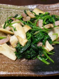 ほうれんそうとエリンギの炒め物-レシピのメイン写真