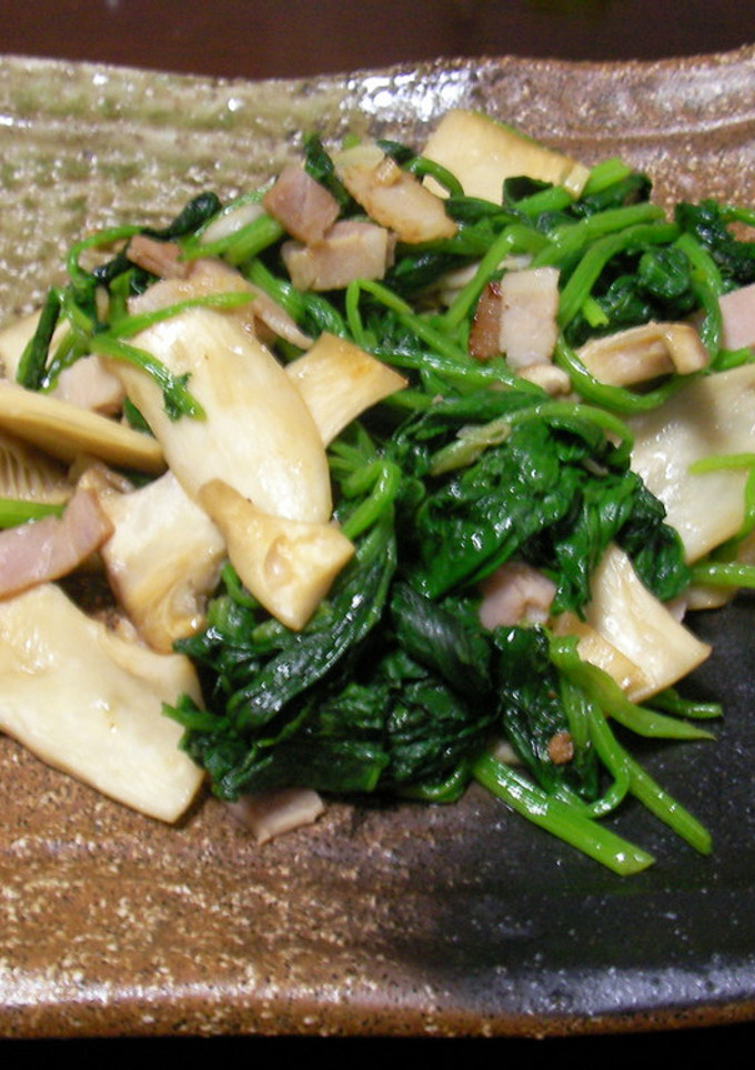 ほうれんそうとエリンギの炒め物-レシピのメイン写真