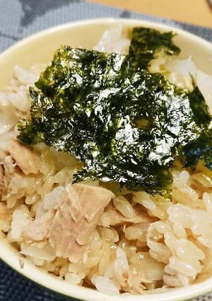 ツナ缶で炊き込みご飯-レシピのメイン写真