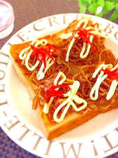 焼きそばトースト-レシピのメイン写真