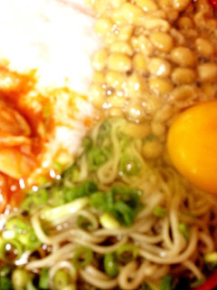 スタミナ5色ぶっかけ蕎麦-レシピのメイン写真
