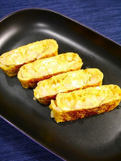 簡単！粒つぶ山芋の卵焼き-レシピのメイン写真