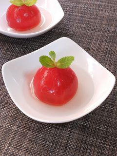 夏のヘルシーデザート☆トマトのコンポート-レシピのメイン写真