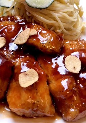 まかない～鶏むね肉でトンテキ風～-レシピのメイン写真