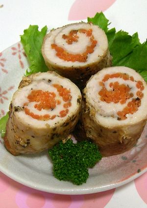 鶏むね肉のにんじん巻き★ハーブ&レモン★-レシピのメイン写真