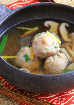 鶏団子の和風スープ-レシピのメイン写真