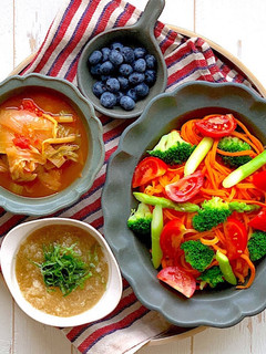 ダイエット中に!ベジヌードルのつけ麺風-レシピのメイン写真