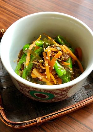 昆布・花かつおと人参の金平＊再利用-レシピのメイン写真