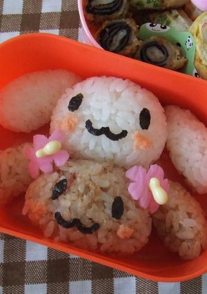 キャラ弁✿シナモン♥♡♥モカ-レシピのメイン写真