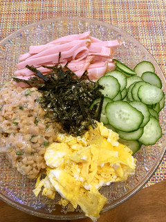 夏!簡単!ねばねばそうめん!-レシピのメイン写真