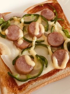 簡単ピザトースト-レシピのメイン写真