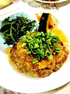 めちゃウマ♡豆腐の和風ハンバーグ-レシピのメイン写真