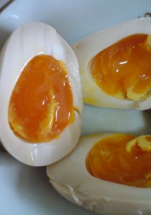 簡単♪つけだれ節約味玉♪-レシピのメイン写真