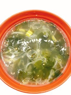 【病院】わかめスープ【給食】-レシピのメイン写真