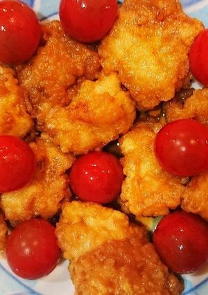 とっても簡単♪プチトマトと鶏肉の南蛮漬け-レシピのメイン写真