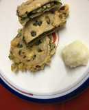 れんこんの香り納豆はさみ揚げ