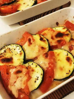 ズッキーニとトマトのチーズ焼き-レシピのメイン写真