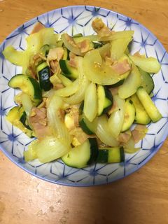 ズッキーニのカレー炒め-レシピのメイン写真