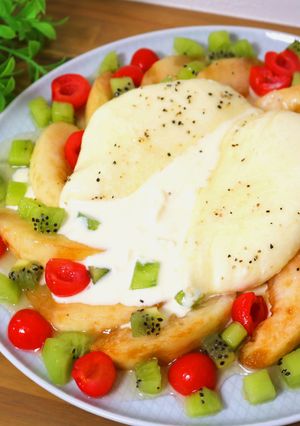 おもてなしに♪手作り巨大ブッラータチーズ-レシピのメイン写真