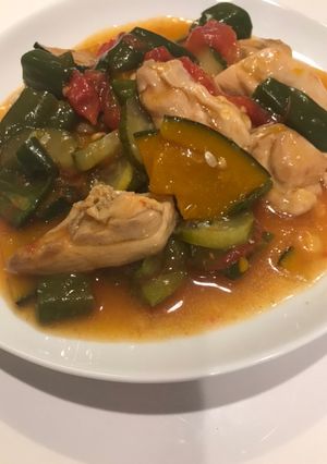 野菜たっぷり！鶏肉と夏野菜の炒め物★-レシピのメイン写真