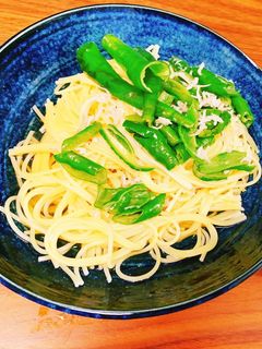 ししとうとじゃこの和風パスタ-レシピのメイン写真