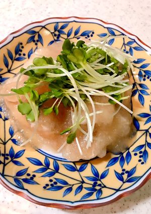 簡単ヘルシー鶏むね肉のさっぱり梅おろし煮-レシピのメイン写真