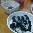 後期離乳食*海苔巻き&豆腐の和え物
