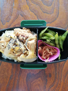 旦那弁当27『チキンカツ煮丼』-レシピのメイン写真