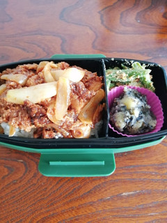 旦那弁当28『ソースチキンカツ丼』-レシピのメイン写真