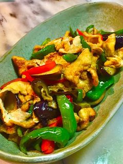 No2272夏野菜と油揚げの煮付け-レシピのメイン写真