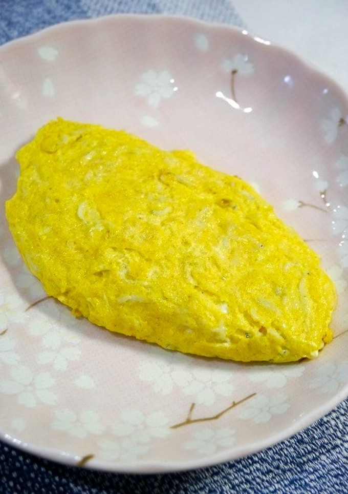 簡単！しらすの卵焼き☆マヨカレー風味-レシピのメイン写真