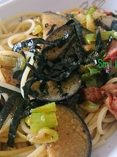 めんつゆで簡単☆なすとベーコン和風パスタ-レシピのメイン写真