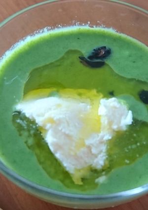 通好み♪春菊の冷製スープ-レシピのメイン写真