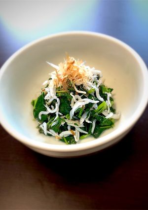 シラスとモロヘイヤの味ぽんあえ-レシピのメイン写真
