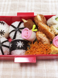簡単手毬おにぎりのお弁当-レシピのメイン写真