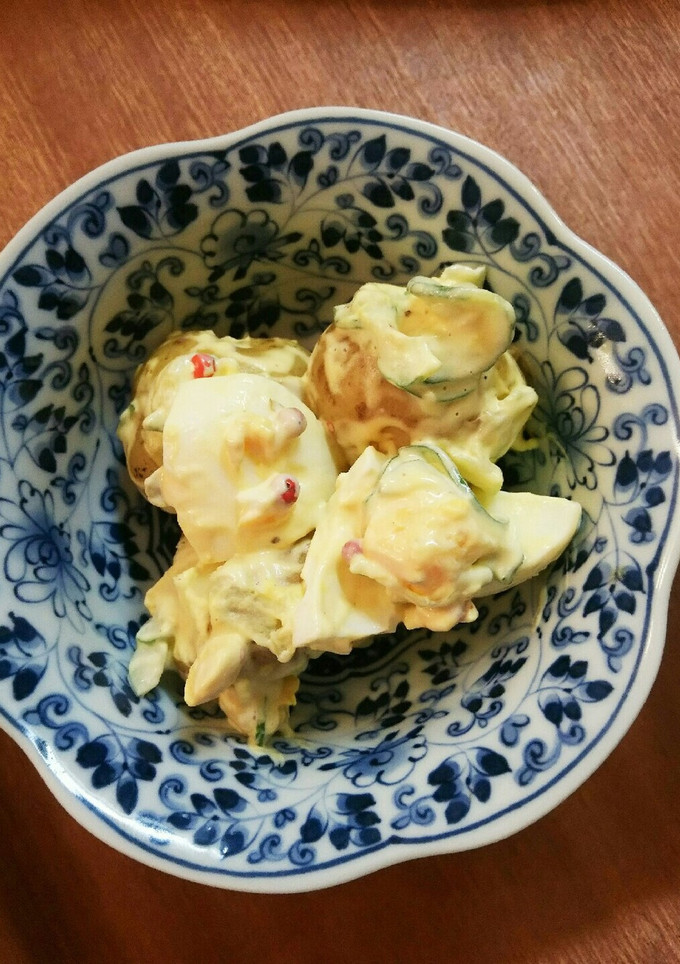 じゃが芋 茹で玉子 胡瓜 マヨネーズ和え-レシピのメイン写真