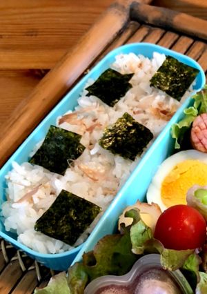 のり弁♡フタに海苔がくっつかない！-レシピのメイン写真