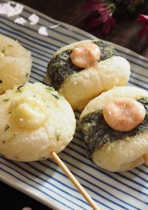 腎臓病食にも 丸餅の天ぷら-レシピのメイン写真