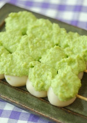 ずんだ豆腐団子-レシピのメイン写真