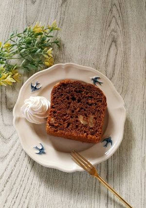HMで、コーヒーとクルミのパウンドケーキ-レシピのメイン写真