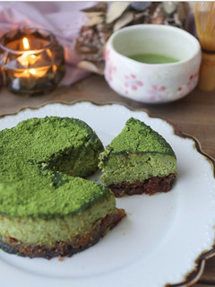 濃厚抹茶の半熟チーズケーキ♪簡単♪本格-レシピのメイン写真