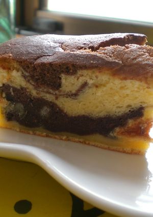 ココアマーブルケーキ-レシピのメイン写真