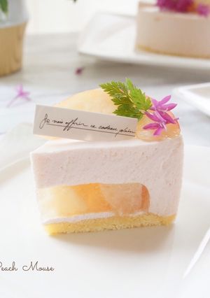 桃ムースケーキ-レシピのメイン写真