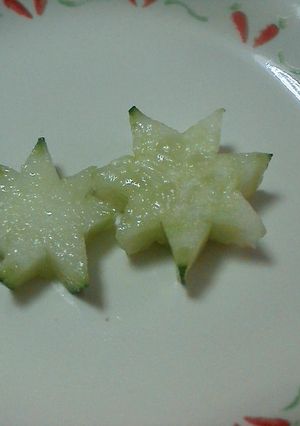 ☆型のきゅうりの飾り切り -レシピのメイン写真