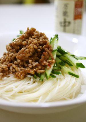 ジャージャー麺風★肉味噌そうめん-レシピのメイン写真
