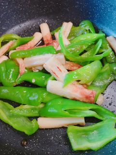 甘長ししとうとちくわの甘辛炒め-レシピのメイン写真