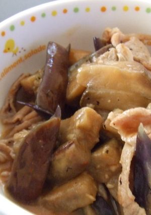 5分でできる☆なすと豚肉のピリ辛炒め-レシピのメイン写真